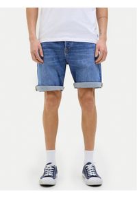 Jack & Jones - Jack&Jones Szorty jeansowe Rick 12269612 Niebieski Regular Fit. Kolor: niebieski. Materiał: bawełna