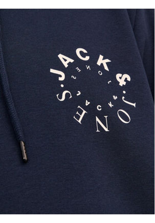 Jack & Jones - Jack&Jones Bluza Warrior 12242543 Granatowy Regular Fit. Kolor: niebieski. Materiał: bawełna