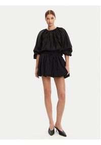 Eleh Spódnica mini ESS250203 Czarny Regular Fit. Kolor: czarny. Materiał: bawełna #5