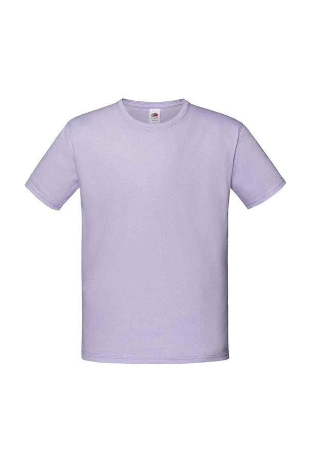 FRUIT OF THE LOOM - Kultowa Koszulka Dziecięca / Dziecięca. Kolor: niebieski. Sport: turystyka piesza