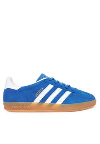 Adidas - adidas Sneakersy Gazelle Indoor JI2061 Niebieski. Kolor: niebieski. Materiał: skóra, zamsz. Model: Adidas Gazelle