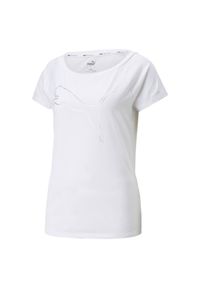 Puma - Koszulka fitness damska PUMA Train Favorite Jersey Cat. Kolor: biały. Materiał: jersey. Sport: fitness #1