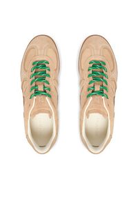 Nokwol Sneakersy August Beżowy. Kolor: beżowy. Materiał: skóra, zamsz #3