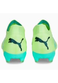 Buty piłkarskie Puma Future Ultimate FG/AG M 107165 03 zielone zielone. Kolor: zielony. Materiał: dzianina. Szerokość cholewki: normalna. Sport: piłka nożna #3