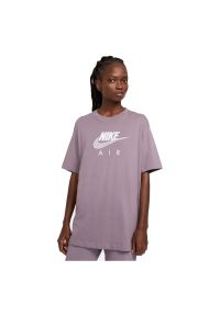 Koszulka damska Nike Sportswear Air CZ8614. Materiał: bawełna, jersey. Wzór: nadruk, aplikacja, haft #1