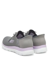 skechers - Skechers Sneakersy Summits-New Daily 150263/GYLV Szary. Kolor: szary. Materiał: materiał #4
