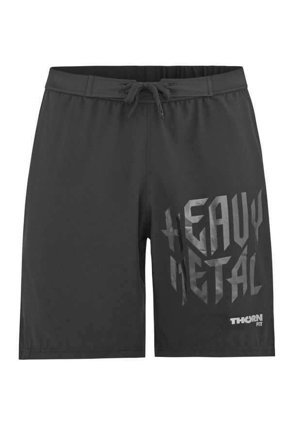 Spodenki treningowe męskie THORN FIT Core 2.0 Heavy Metal. Kolor: czarny. Długość: krótkie. Sezon: lato