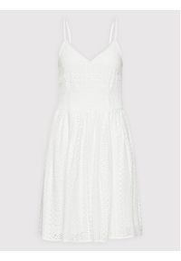 Vero Moda Sukienka letnia Honey 10220925 Biały Regular Fit. Kolor: biały. Materiał: bawełna. Sezon: lato #5