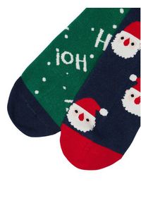 Lasocki Zestaw 2 par wysokich skarpet męskich 2MB-005-AW23 Zielony. Kolor: zielony. Materiał: bawełna