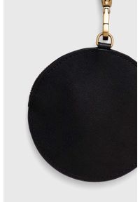 Pinko etui na karty skórzane kolor czarny. Kolor: czarny. Materiał: skóra #5