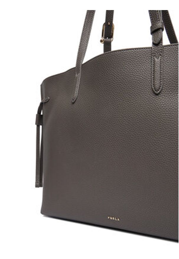 Furla Torebka Ava L WB02059 BX4329 CN 4618S Szary. Kolor: szary. Materiał: skórzane