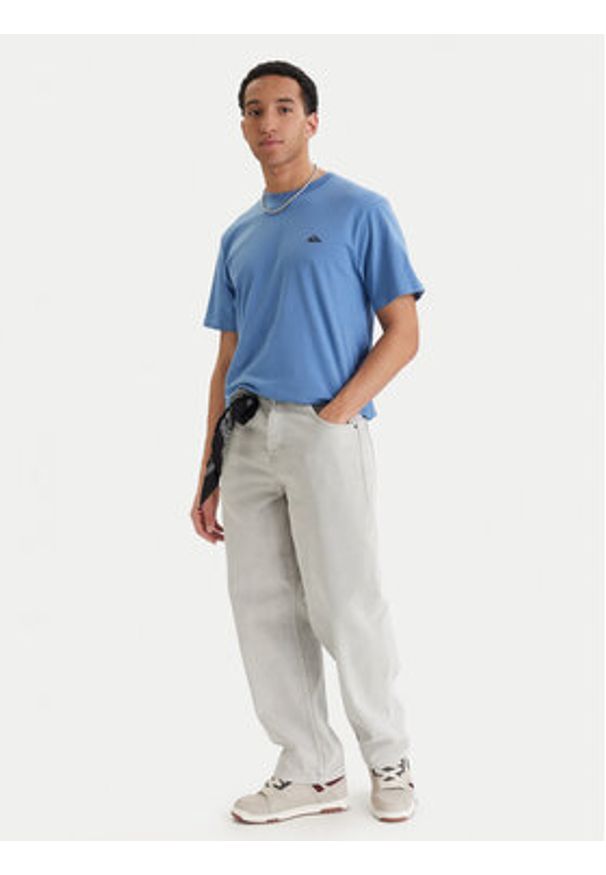 Quiksilver T-Shirt EQYZT07711 Niebieski Regular Fit. Kolor: niebieski. Materiał: bawełna