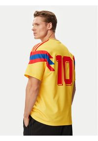 Adidas - adidas Koszulka techniczna Colombia Away Jersey 1990 JN3713 Żółty Regular Fit. Kolor: żółty. Materiał: syntetyk #4