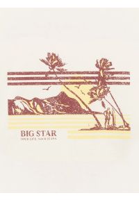 Big-Star - Koszulka męska z nadrukiem biała Regger 100. Kolor: biały. Materiał: bawełna, dzianina. Wzór: nadruk. Sezon: lato. Styl: elegancki, vintage, sportowy #2