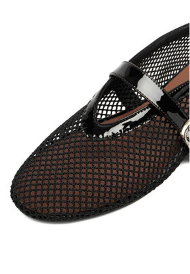 Badura Baleriny MIMOSA-SLT-24067P-52 Czarny. Kolor: czarny. Materiał: materiał