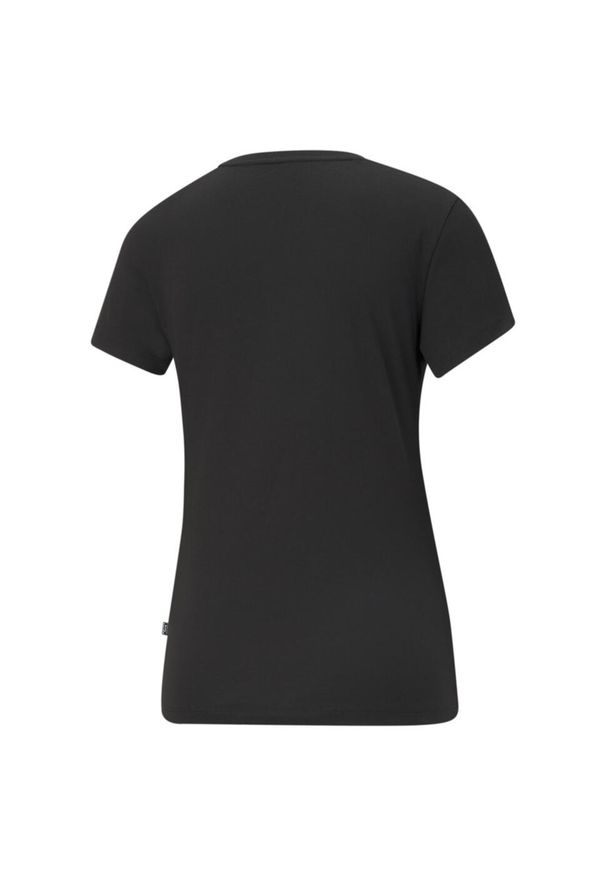Koszulka fitness damska Puma ESS Small Logo Tee. Kolor: czarny. Materiał: bawełna. Sport: fitness