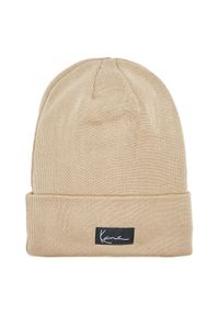 Karl Kani Czapka Small Signature Long Beanie 7050056 Beżowy. Kolor: beżowy. Materiał: materiał, akryl #1