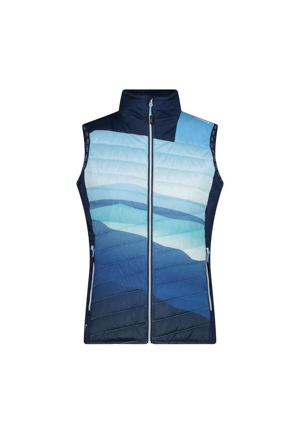 Damska kamizelka hybrydowa CMP. Kolor: niebieski. Sport: turystyka piesza