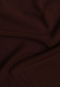 Renee - Ciemnobrązowa Bluzka Longsleeve z Siateczki z Wiskozą z Dekoltem w Serce Elinevia. Kolor: brązowy. Materiał: wiskoza. Długość rękawa: długi rękaw #2