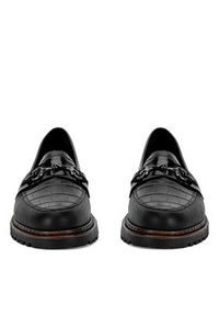 Rieker Loafersy 54862-01 Czarny. Kolor: czarny. Materiał: skóra #4