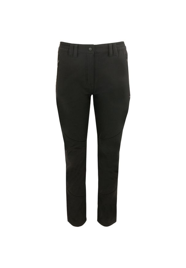 WOMEN\'S BEST - Panie Softshell Pants Miura Black 46 - Windproof & Elastyczne. Kolor: czarny. Materiał: softshell. Sport: turystyka piesza
