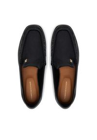 TOMMY HILFIGER - Tommy Hilfiger Mokasyny Soft Leather Squared Toe Loafer FW0FW08412 Czarny. Kolor: czarny. Materiał: skóra #2