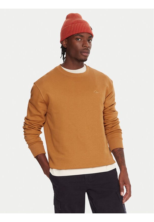 Quiksilver Bluza Salt Water EQYFT05158 Beżowy Comfort Fit. Kolor: beżowy. Materiał: bawełna