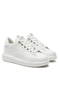 Karl Lagerfeld - KARL LAGERFELD Sneakersy Kapri KL62548F Biały. Kolor: biały. Materiał: skóra #4