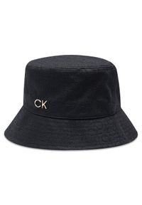 Calvin Klein Kapelusz Bucket Monogram Jacquard K60K610019 Czarny. Kolor: czarny. Materiał: materiał, poliester
