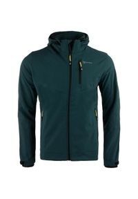 Munkees - Męska kurtka softshell McKees - wodoodporna i wiatroszczelna. Kolor: zielony. Materiał: softshell. Sezon: jesień, wiosna. Sport: turystyka piesza #1