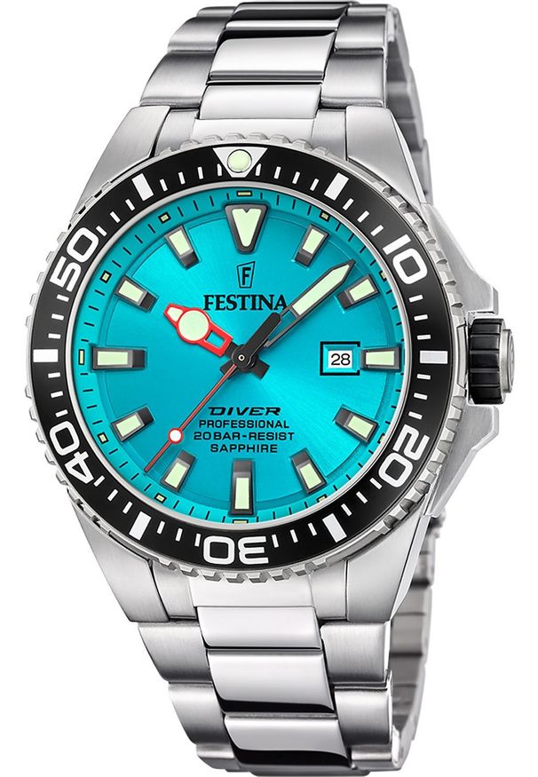 Zegarek Festina Zegarek męski Festina F20663-5 srebrny. Kolor: srebrny