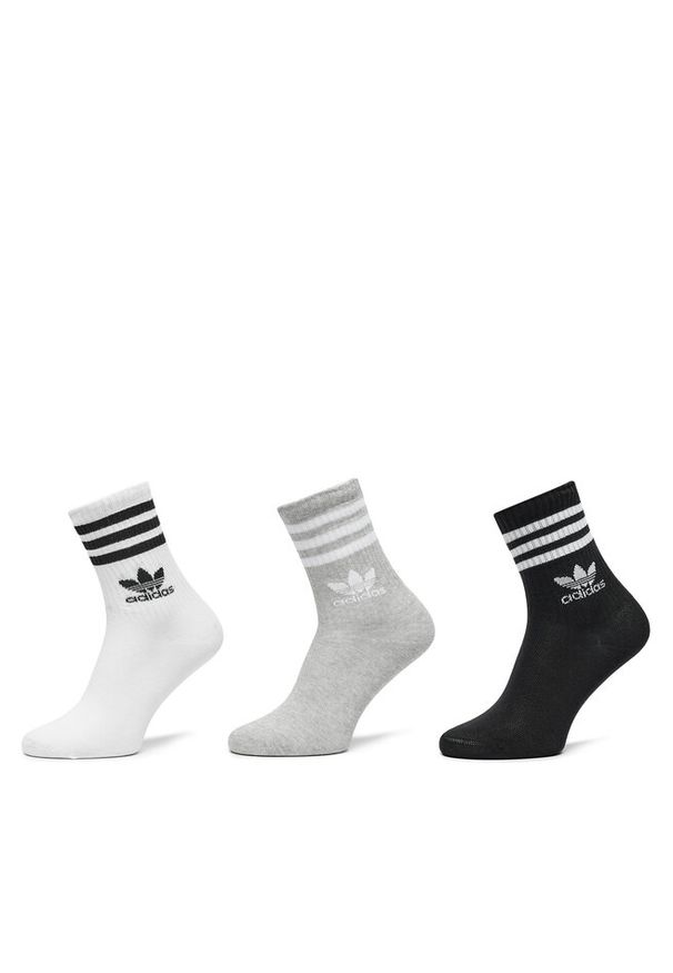 Adidas - Skarpety długie adidas. Wzór: kolorowy