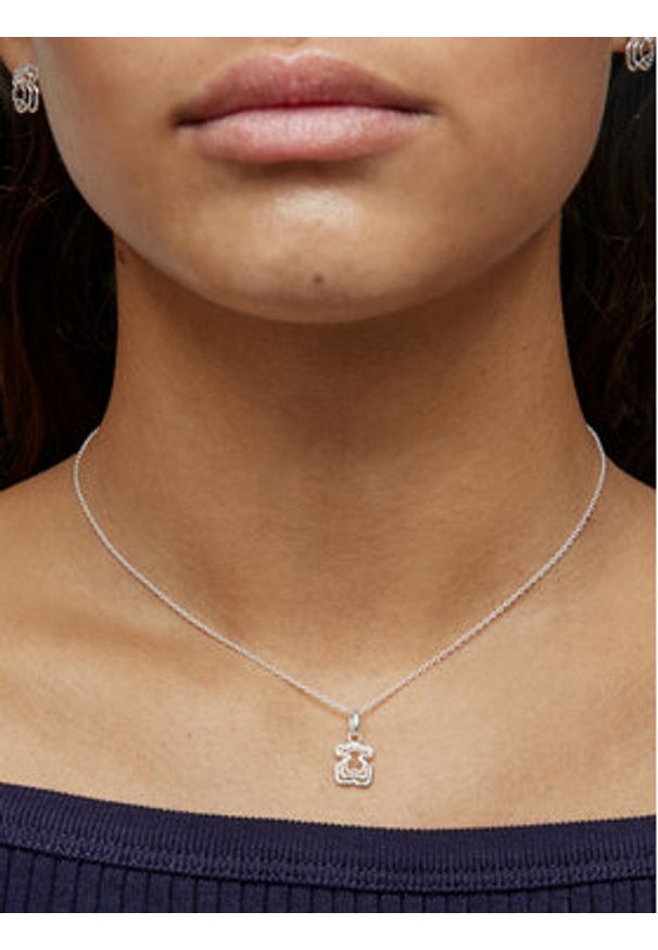 Tous - TOUS Naszyjnik Bickie 1004341300 Srebrny. Materiał: srebrne. Kolor: srebrny