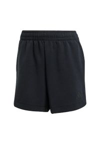 Adidas - Luźne szorty Soft Lux. Kolor: czarny. Sport: fitness