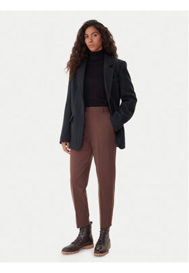 ViCOLO Marynarka TF0126 Czarny Regular Fit. Kolor: czarny. Materiał: syntetyk