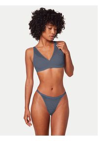 Triumph Biustonosz bezfiszbinowy Triumph Signature Sheer 10215909 Niebieski. Kolor: niebieski. Materiał: syntetyk