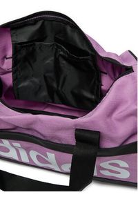 Adidas - adidas Torba Essentials Linear Duffel Bag Extra Small IZ1901 Fioletowy. Kolor: fioletowy. Materiał: materiał