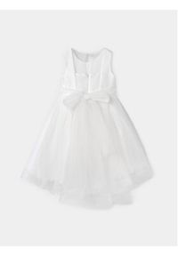 Abel & Lula Sukienka elegancka 5037 Biały Regular Fit. Kolor: biały. Materiał: syntetyk. Styl: elegancki #3