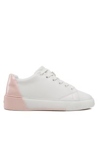 Calvin Klein Sneakersy Heel Counter Cupsole Lace Up HW0HW01378 Biały. Kolor: biały. Materiał: skóra