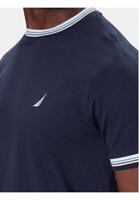 Nautica T-Shirt N1S03440 Granatowy Regular Fit. Kolor: niebieski. Materiał: bawełna