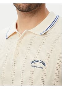 Jack & Jones Polo 12295405 Niebieski Regular Fit. Typ kołnierza: polo. Kolor: niebieski. Materiał: bawełna #4