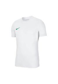 Koszulka treningowa chłopięca Nike JR Park Vii. Kolor: biały. Długość rękawa: krótki rękaw. Długość: krótkie