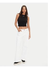 Guess Top V5YP00 J1314 Czarny Regular Fit. Kolor: czarny. Materiał: bawełna #4
