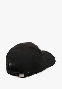 Renee - Czarna Casualowa Czapka z Daszkiem Tuslena. Kolor: czarny. Materiał: jeans. Sezon: wiosna. Styl: casual #2