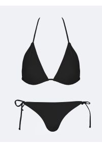 Big-Star - Dół od kostiumu kąpielowego czarny Bellsara 906. Kolor: czarny. Materiał: materiał. Wzór: nadruk #2