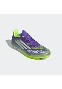 Adidas - Buty piłkarskie ADIDAS F50 League FG/MG. Materiał: syntetyk. Szerokość cholewki: normalna. Wzór: nadruk. Sport: piłka nożna