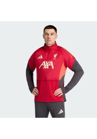 Adidas - Top Liverpool FC Tiro 25 Competition Winterized. Kolor: czerwony. Materiał: dresówka. Sport: piłka nożna #1