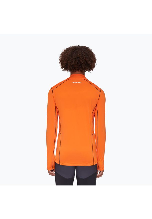 Bluza trekkingowa męska Mammut Aenergy ML Half Zip Pull. Kolor: pomarańczowy