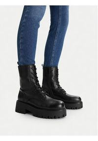 DeeZee Trzewiki CEO-HY9876-1 Czarny. Kolor: czarny. Materiał: materiał #6