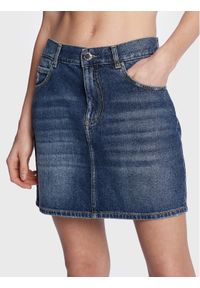 Pinko Spódnica jeansowa Kendo 100574 A0FX Granatowy Regular Fit. Kolor: niebieski. Materiał: bawełna, jeans